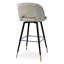 Cliff Upholstered Stool with Metal Frame-1029637396