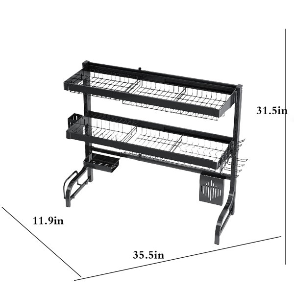 ZHILAI TENGSHUN TRADING INC 2 Tier Stainless Steel Space Saving