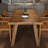 American style solid wood dining table set-105835036-105835038