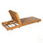 Acacia Wood Outdoor Chaise Lounge Set With Adjustable Backrest And Plush Cream Cushion For Ultimate Relaxation-855717540