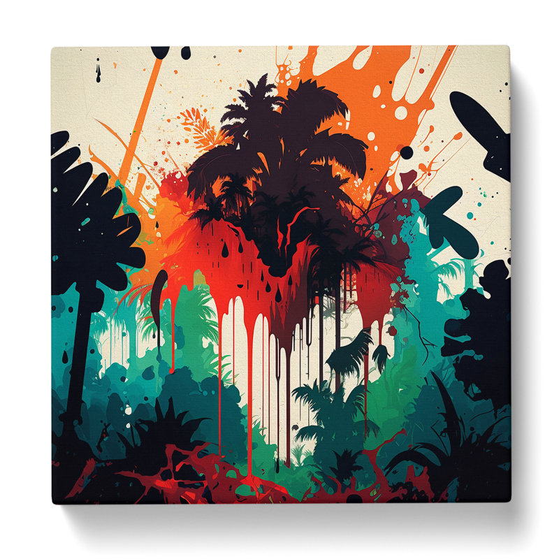 Jungle Splatter Art No.1 - Print