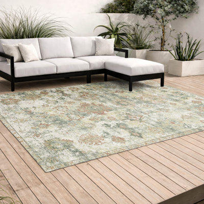Tapis Chantille ACN3116 Global, lavable à la machine, intérieur/extérieur