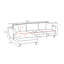 Canapé et méridienne modulaire faisant face à la gauche de 101,6 po Okamoto-229699874-234329842-234329843