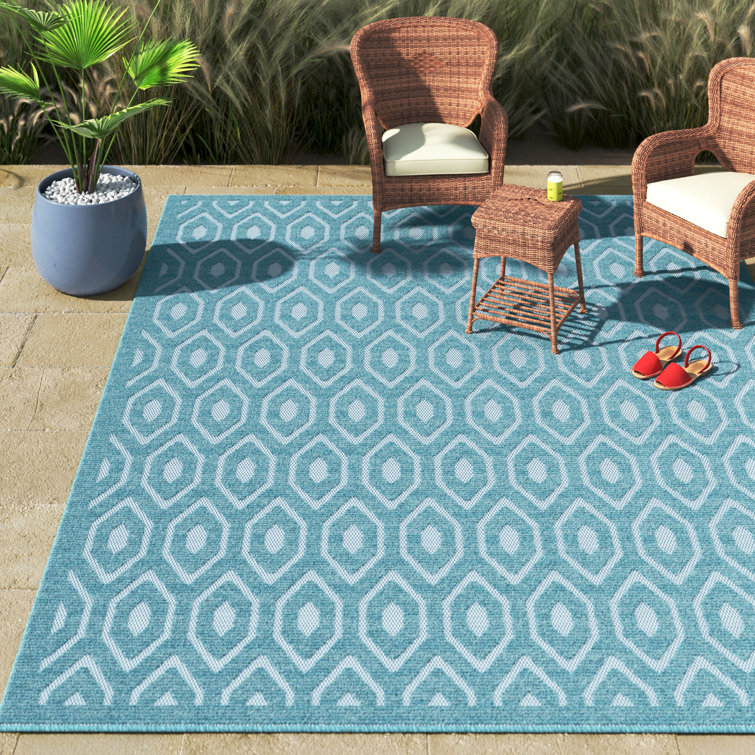Heacock Geometric Indoor / Outdoor Rug