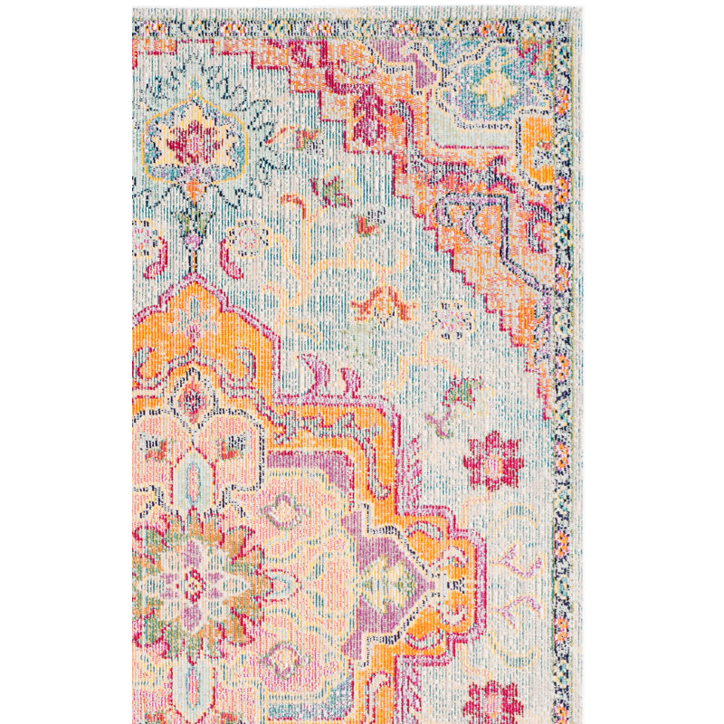 Gonzalez Crystal Performance Oriental Rug, Runner 2'2" x 9'