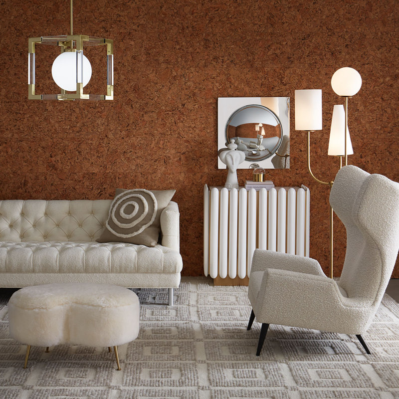 Kiki Accent Cabinet, Ivory/Brass