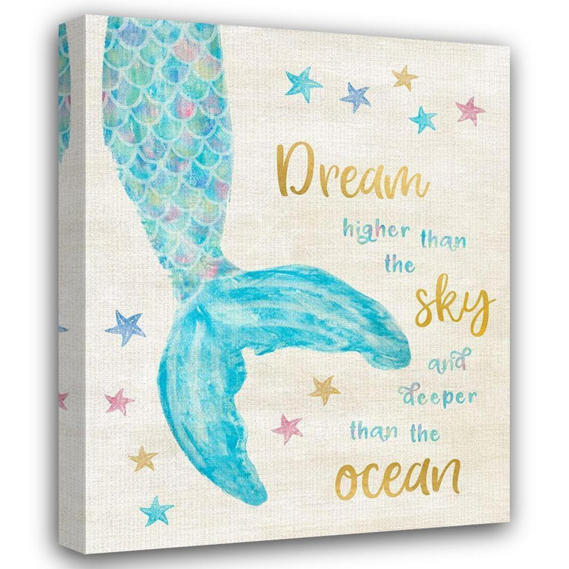 "Dovecove Carpentieri, Natalie", reproduction d'art sur toile sous le titre: Mermaid Dream, H 45 po x l 36 po