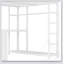 Lit mezzanine en métal avec garde-robe, bureau en forme de L et cubes de rangement pour des espaces de vie et d'étude polyvalents-129431916-129431920