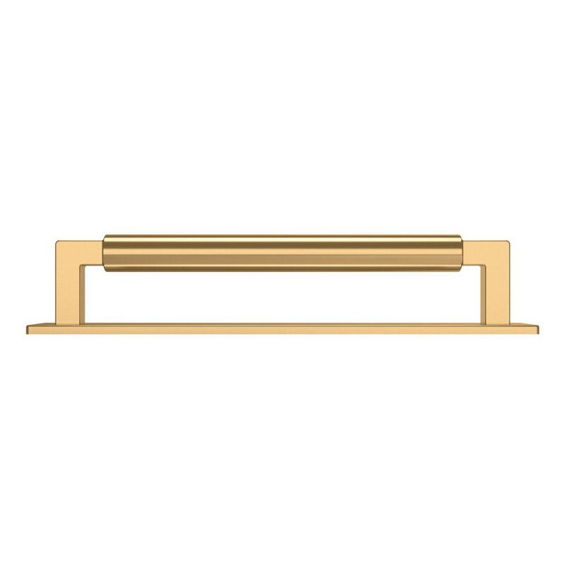 4927 Contemporary Back Plate, Polished Brass