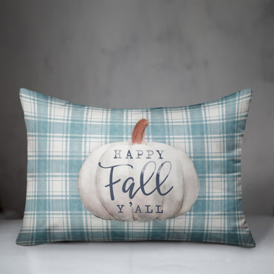Plaid Reversible Throw Pillow