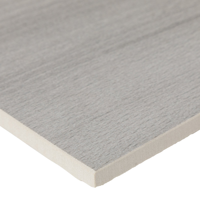 48" x 8" Wood Look Singular & Floor Tile, Gray