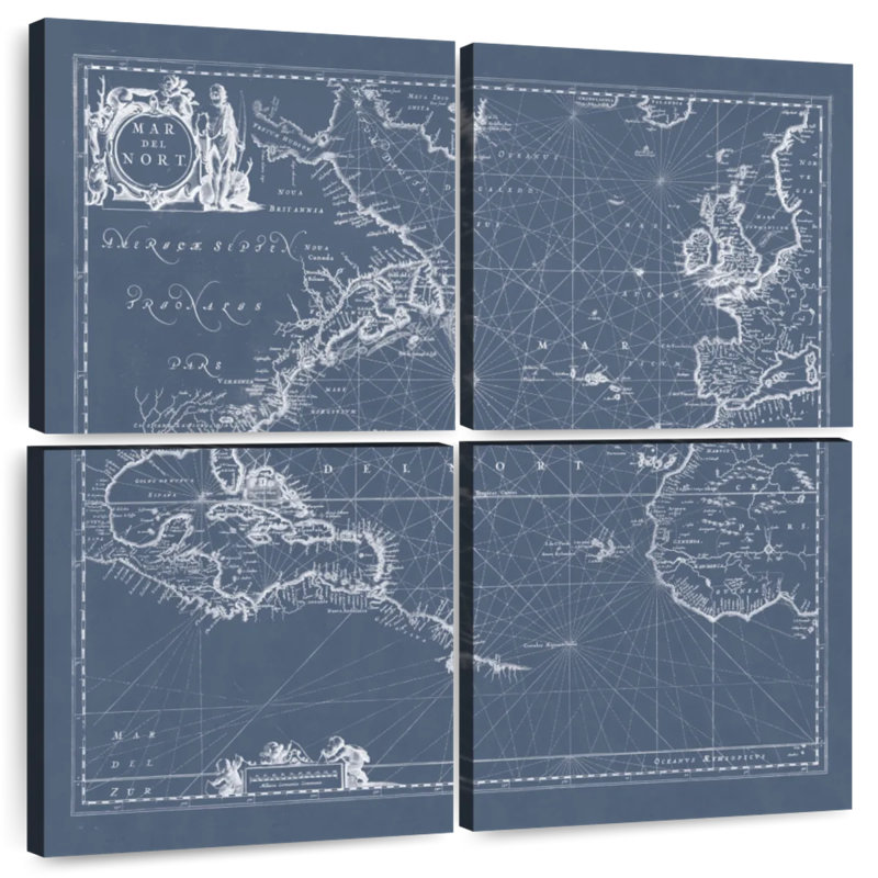 Plan Aletra Mar Del Nort, H 74 po x l 74 po