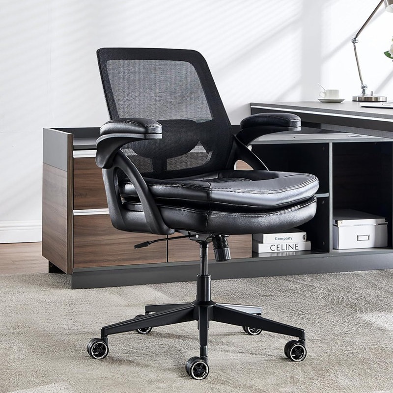 Grande et grande chaise de bureau, bureau ergonomique robuste en filet de 500 lb ...