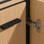 Base de meuble-lavabo 24 po seulement avec 2 portes à fermeture douce, armoire de rangement autoportante, meuble-lavabo moderne en bois d'ingénierie pour petite salle de bain