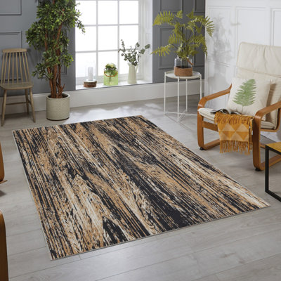 Premium Hall Carpet, 31.5 x 78.7 Inches | 100% Polyester, Antibacterial | 0.04 in Pile Height, Non-Slip Underside, Machine Washable | 3D Digital Printing | Ideal for Living Room & Entryway, Easy Maintenance