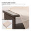 Table basse d'extérieur en osier 2 couches-7022931