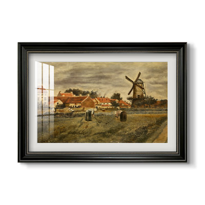 La récolte des pommes de terre, 1875 - Henri De Braekeleer - Estampe encadrée sur mesure