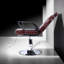 Fauteuil de coiffeur professionnel - fauteuil hydraulique durable avec inclinaison de 135 °, hauteur réglable et cape de coiffeur