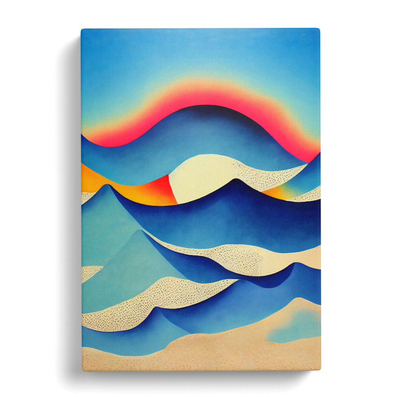 Abstract Beach Vol.3 - Wrapped Canvas, 50cm H x 35cm W x 3cm D