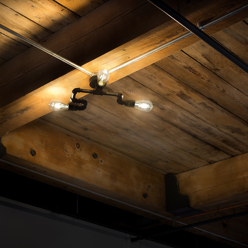Hanley 3-Light Semi Flush Mount