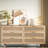 Aanaya 59'' Wide 6 - Drawer Rattan Dresser