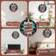 Horloge murale en bois 10 po, mouvement silencieux, à piles (piles AA non incluses), décor artistique, parfait pour les décorations