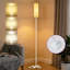 Lampe sur pied moderne de 66,5 pouces de haut avec température de couleur 3 et interrupteur au pied-175359633
