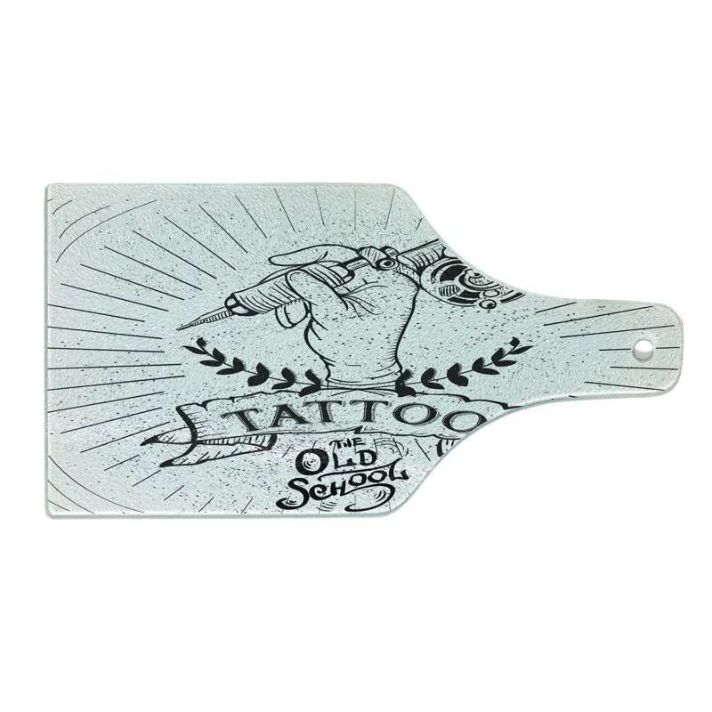 Planche à découper en verre trempé Ambesonne