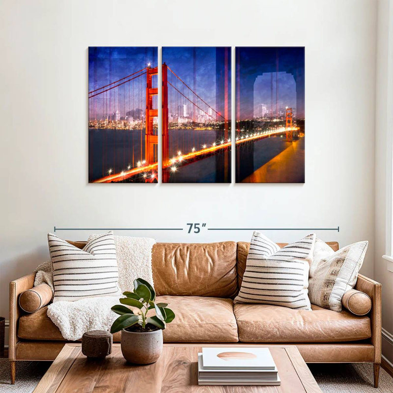 Lilie Golden Gate Bridge Composing, 36" H x 57" W