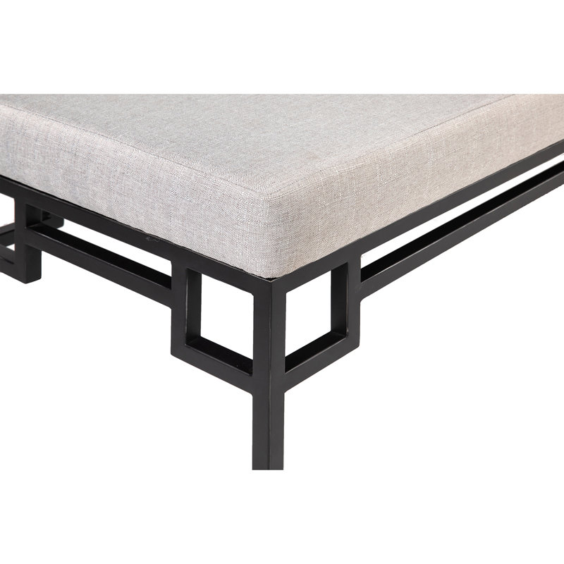 Jackson Metal Bench, Flat Black