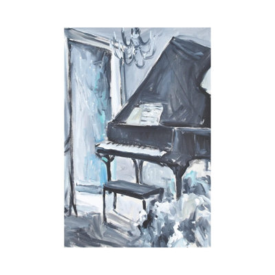 Piano Blues I by Allayn Stevens - Wrapped Canvas Gallery-Wrapped Canvas Giclée