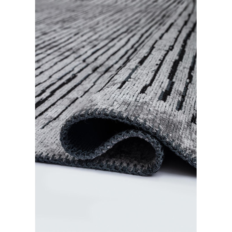 Rapture Striped Area Rug, Rectangle 6'7" x 8'3"