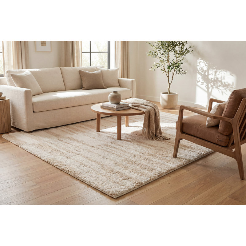 Evas 19592-180 IVORY/BEIGE, Rectangle 5'2" x 7'