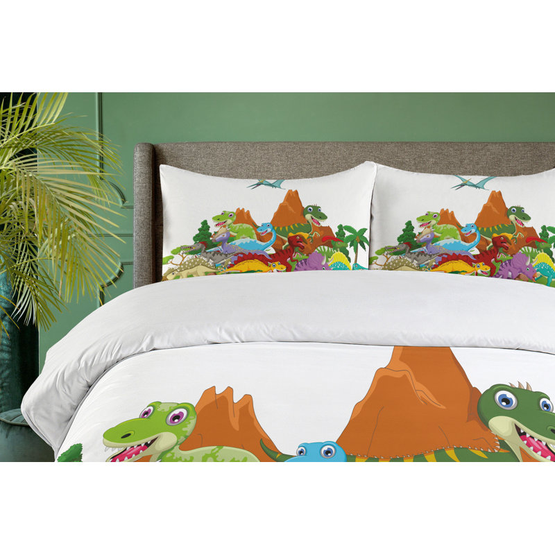 Ensemble de housse de couette dinosaur, Simple