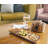Kitchenware Olive Wood 3 Section Serving Dish