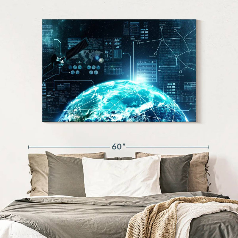 Keiri Internet In Space, 34" H x 51" W