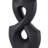 Aliya 24" Modern Black Resin Table Lamp with 3-Way Dimmable Light and USB Port-746406518