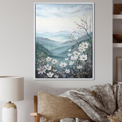 Fleurs de cornouiller japonais II - reproduction sur toile