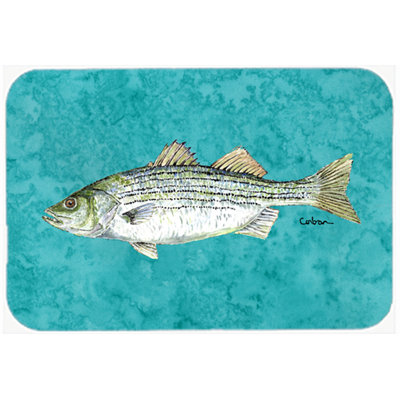 Planche à découper en verre à rayures basses de trésors caroline