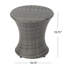 Convenient Outdoor Table - , 20.08" W Stylish Grey Waterproof & Aluminum, D