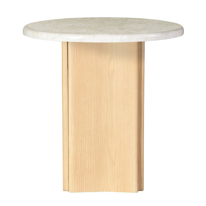 Nozomu End Table W/Marble Top