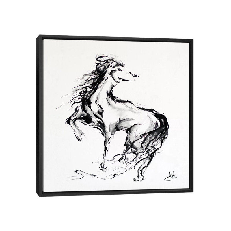 'Pride' Print on Canvas, 18" H x 18" W x 1.5" D, Black Framed Canvas, No Mat