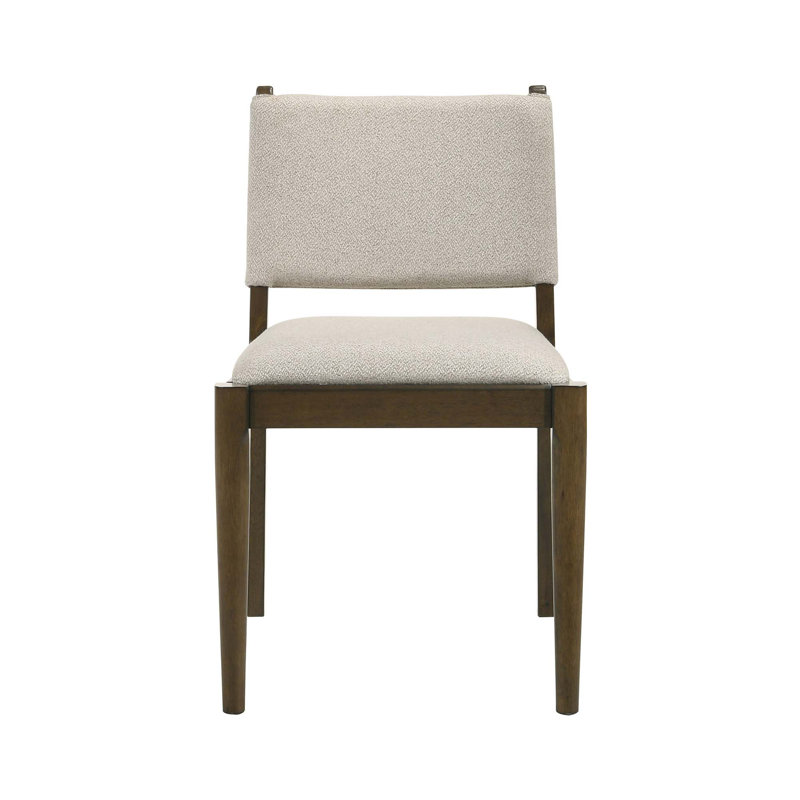 Chaises de salle à manger modernes en tissu avec dossier enveloppé confortable