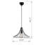 Luminaire suspendu en fer
