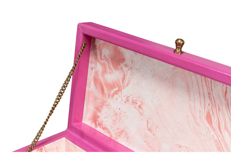 Gatsburg Handmade Decorative Box, Pink
