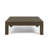 OANA LEFT CORNER BENCH AND COFFEE TABLE, WHITE