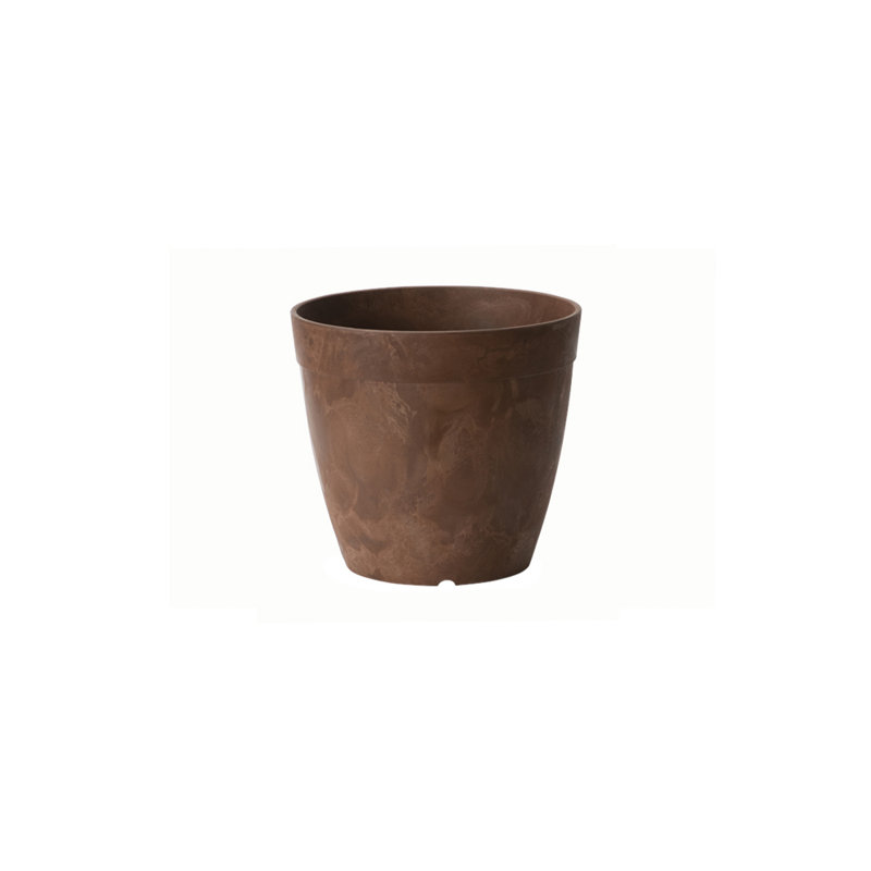 Nashville Pot Planter, Rust, 9.5" H x 10.5" W x 10.5" D