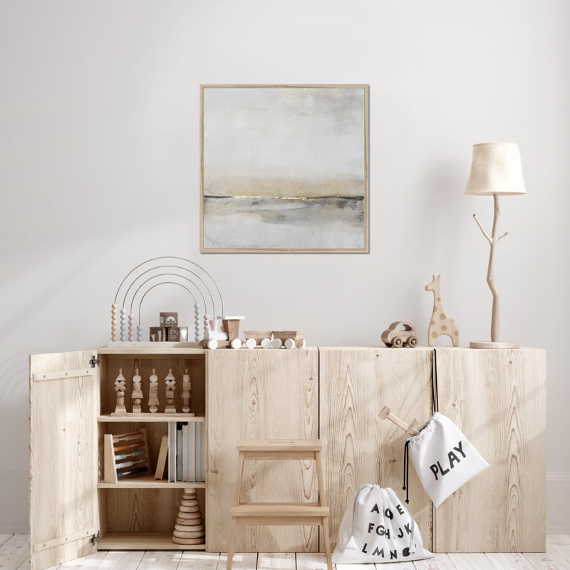 Horizontal Flow I by Timothy O' Toole - Wrapped Canvas Painting, Natural Wood Framed Paper Print, 80cm H x 80cm W x 2.3cm D