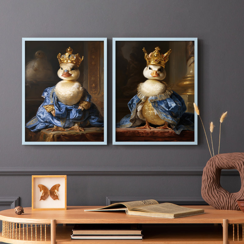 ANIMALS Series CCIII - Reproduction encadrée de qualité supérieure - prêt à être accroché - aucun clou requis - aucun clou requis