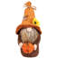 Décoration de récolte d'automne tournesol et gnome citrouille - 13 po